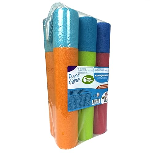 Detalle de Max Liquidator 6-Pack Water Blaster Set, Multicolor