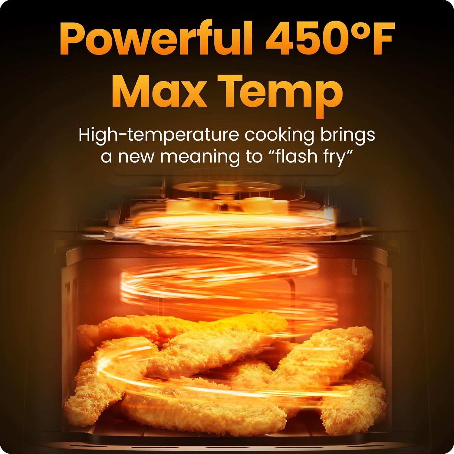 Detalle de Chefman 4-in-1 Slim 3.5 QT Air Fryer – Compact yet capable
