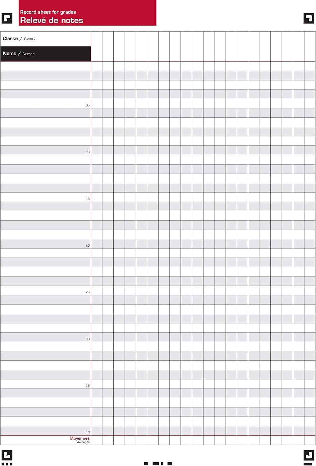 Thumbnail 6 de Agenda Oxford Teacher scolaire Semainier spiralé 21x29,7cm Gris (Année 26-27)