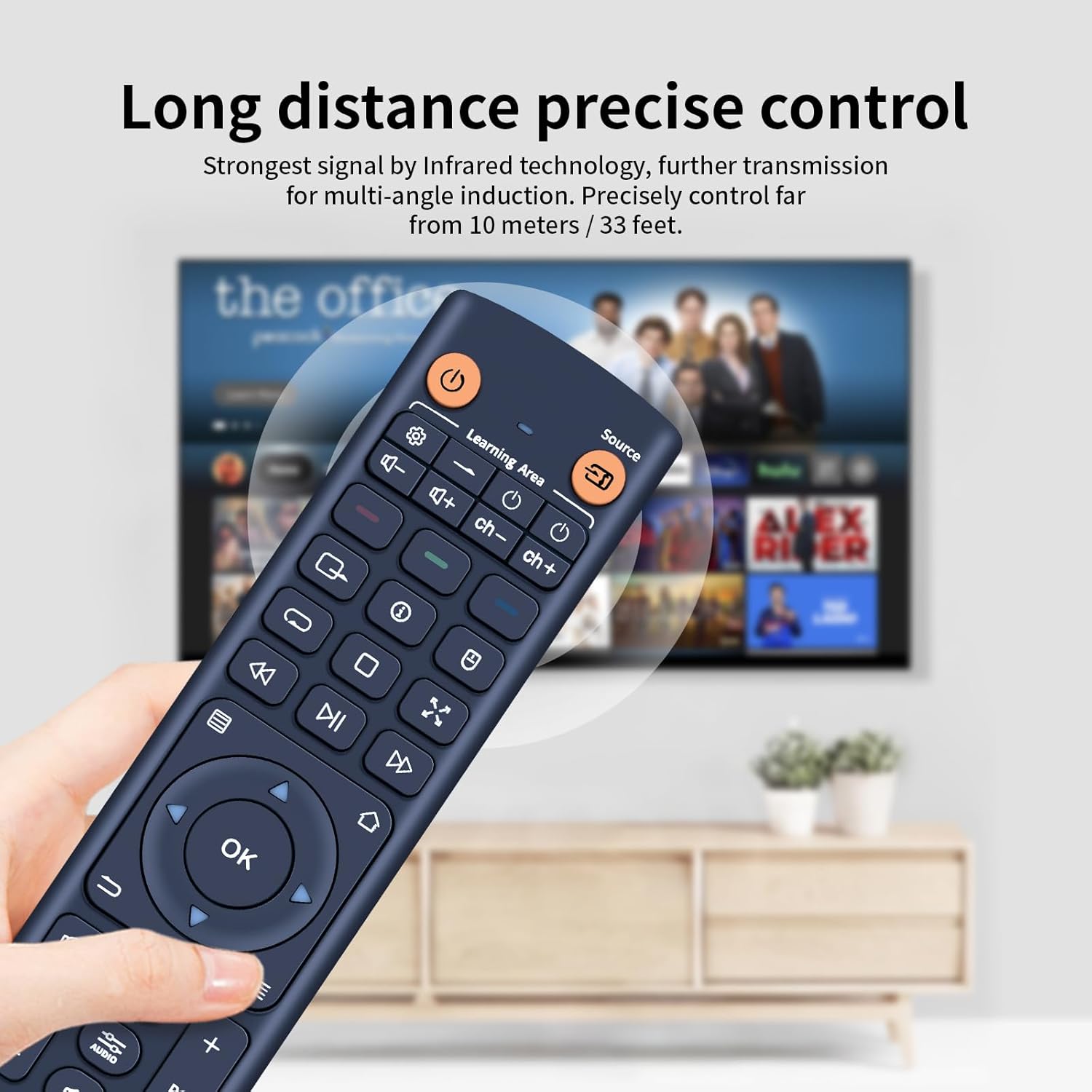 Thumbnail 6 de TCNOUMT V11 replacement remote control for Zidoo TV set-top boxes (3x AAA)