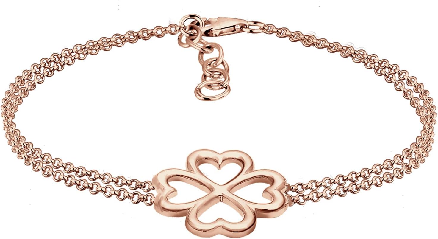 Detalle de Elli Armband 16 cm Kleeblatt