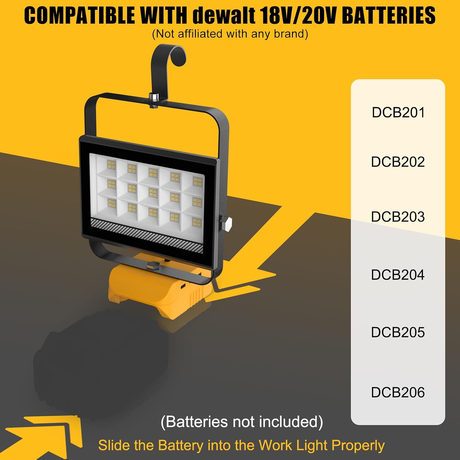 Detalle 2 de T-SUN cordless LED work light 60W