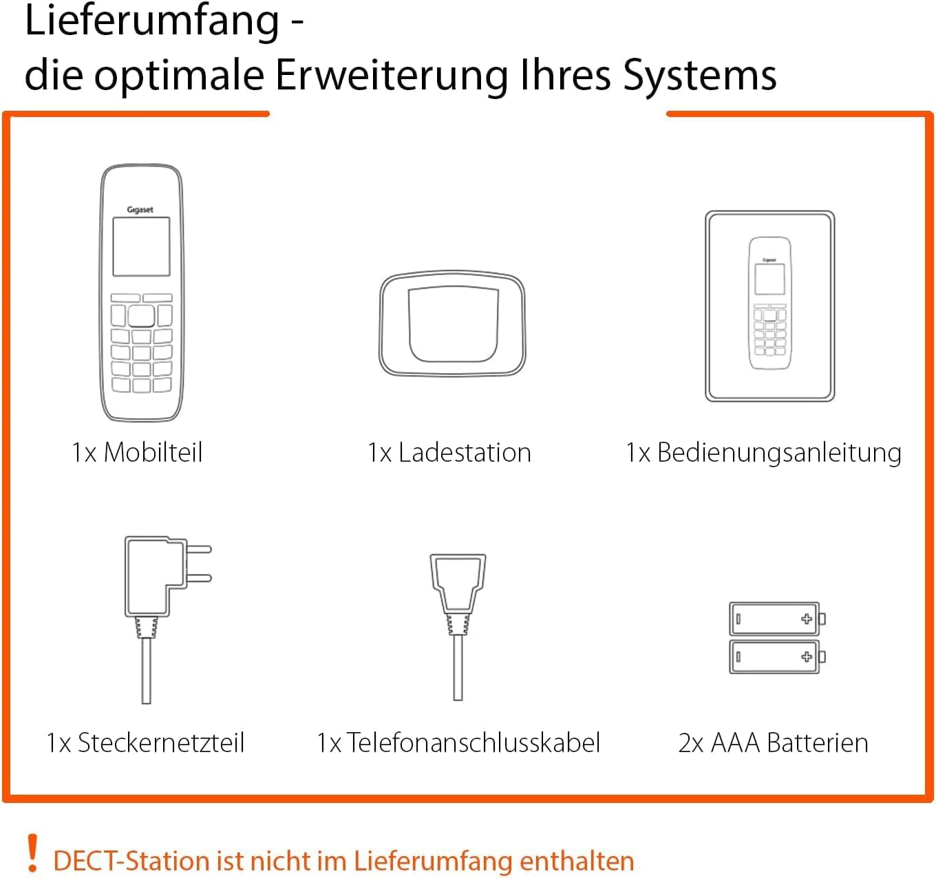 Thumbnail 6 de Gigaset CL660HX – hochwertiges DECT-Mobilteil mit Ladeschale, silber-weiß, Fritzbox-kompatibel