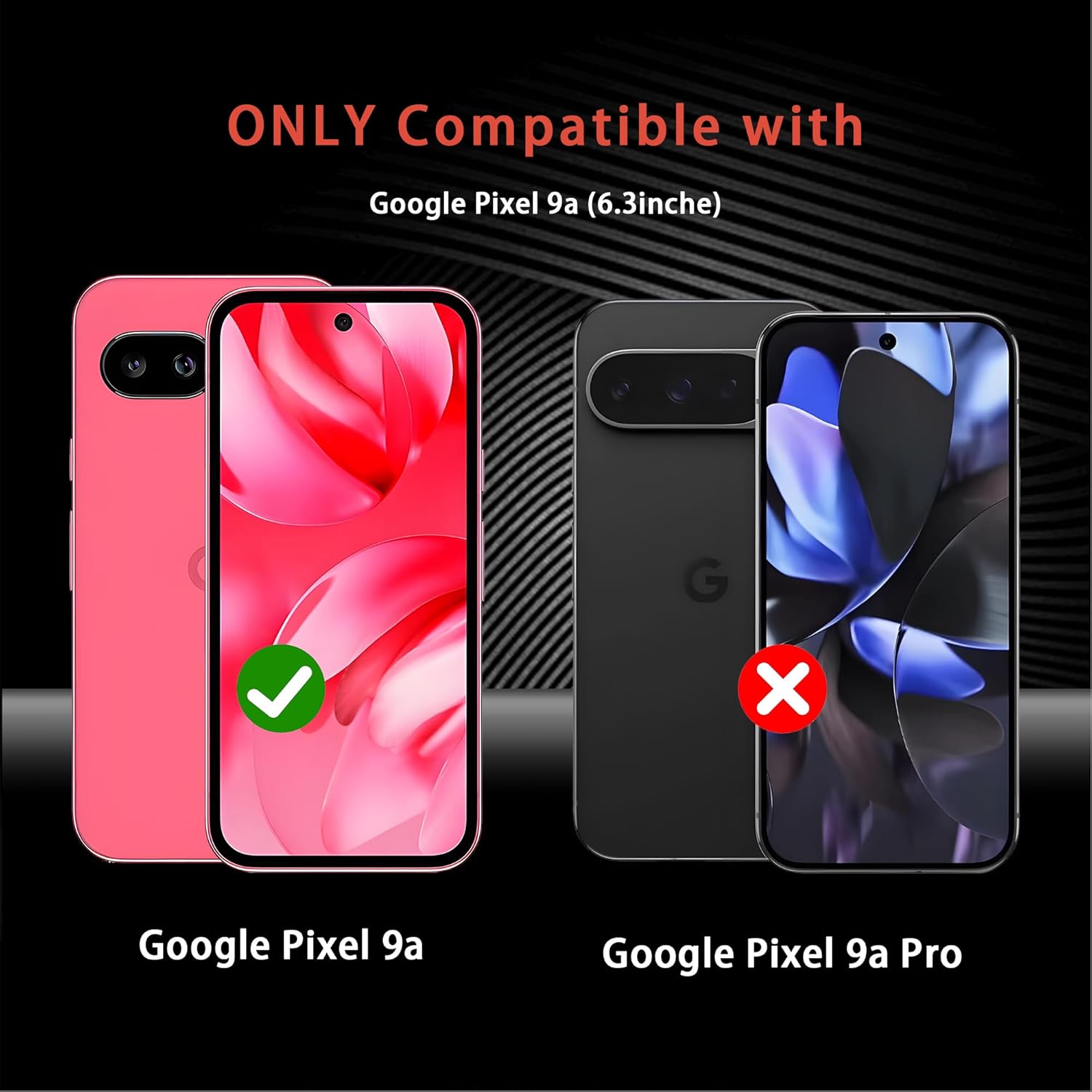 Thumbnail 1 de Pilaru for Pixel 9A Case with Camera Slide Cover, Built-In Kickstand & Screen Protectors (Blue)