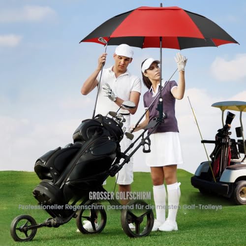 Thumbnail 6 de ZOMAKE Regenschirm Groß Sturmfest L – Großer Golf-Regenschirm, windsicher und stabil, Automatik Öffnung