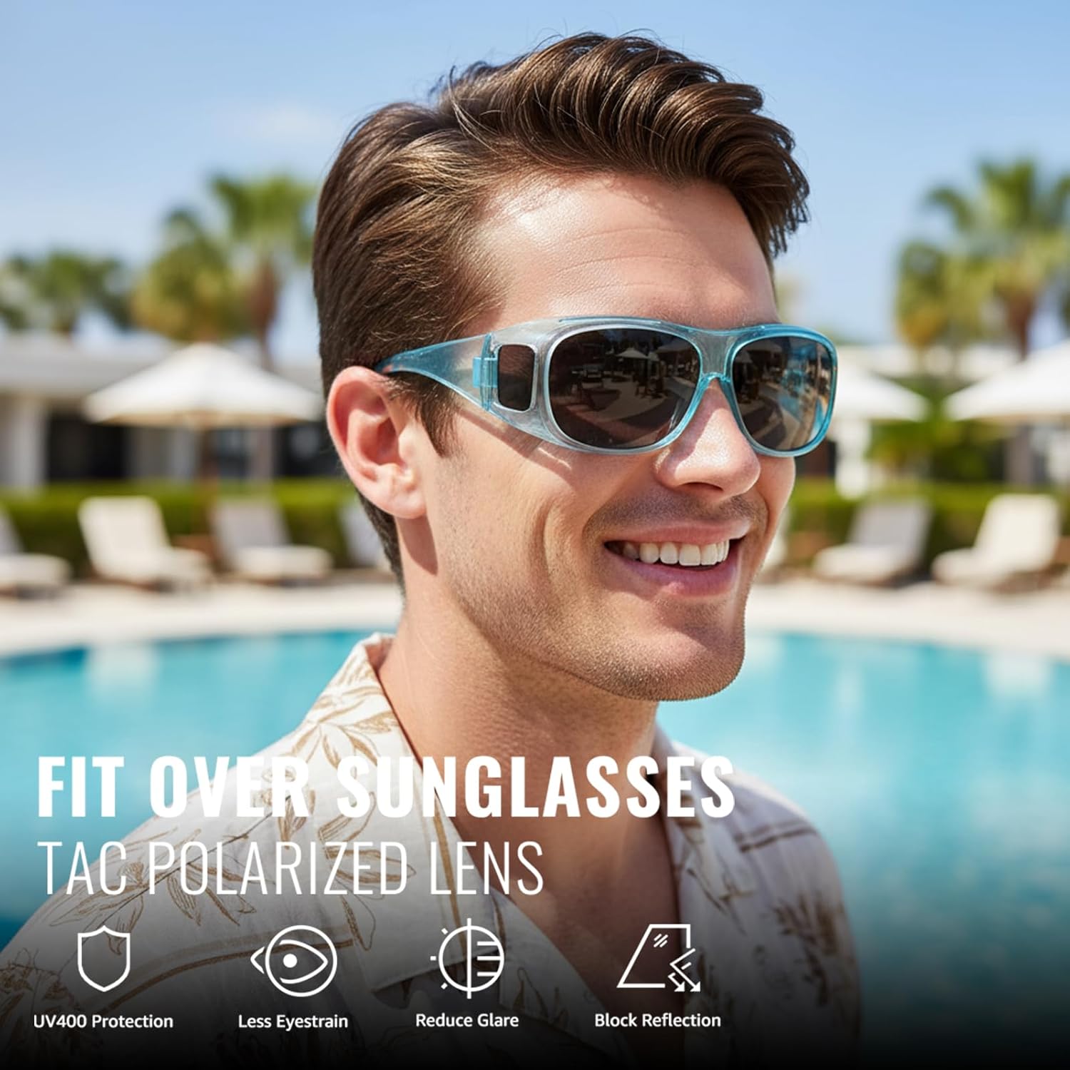 Thumbnail 1 de Myiaur Fit Over Sunglasses – Polarised UV400 wraparound shades for driving & outdoor