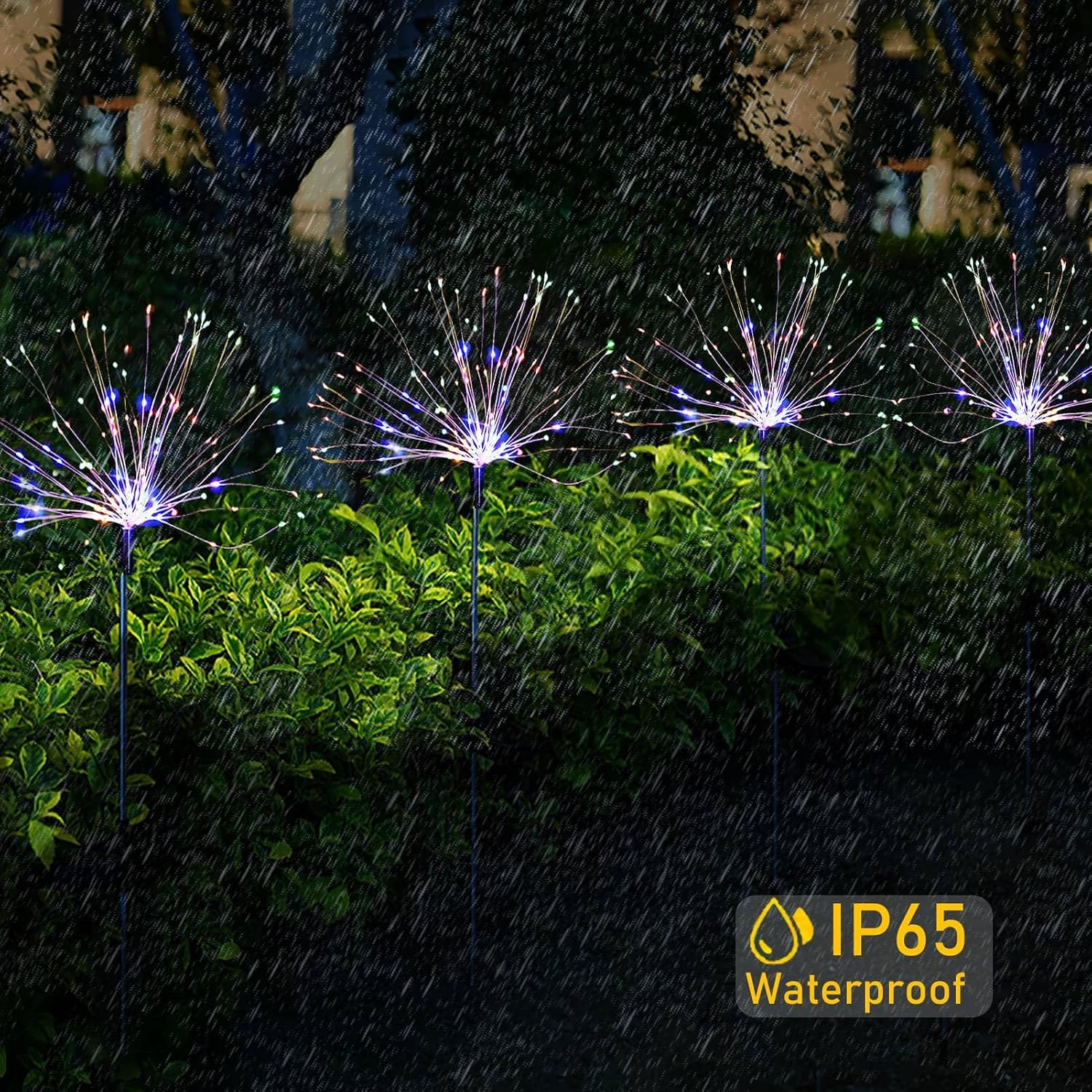 Detalle 2 de yowin Firework Solar Lights 4x120 LED