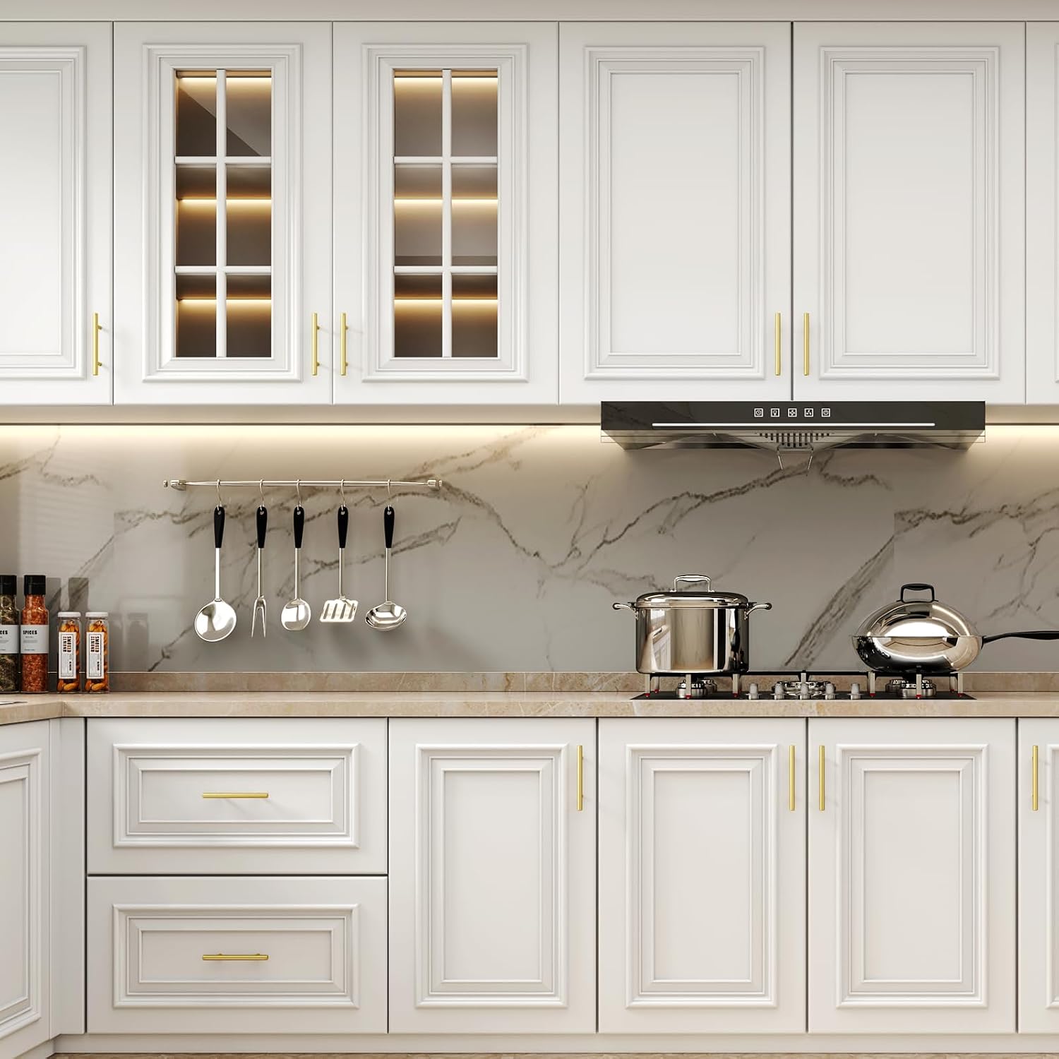 Thumbnail 6 de Goldenwarm Cabinet Pulls 3-Inch