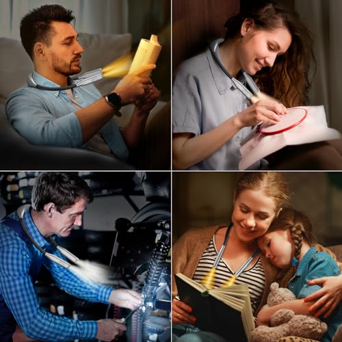 Thumbnail 6 de Gritin Neck Reading Light: Rechargeable Hands-Free Bedside Illumination