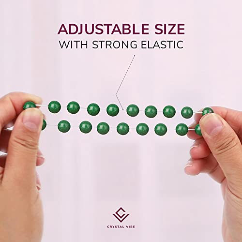 Detalle de Crystal Vibe Healing Crystal Bracelet — Adjustable Natural Gemstone Beads for Meditation, Yoga, and Daily Wear