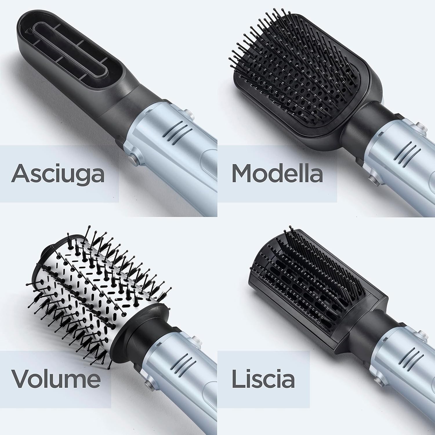 Detalle de BaByliss Hydro-Fusion AS774E spazzola ad aria calda 4in1