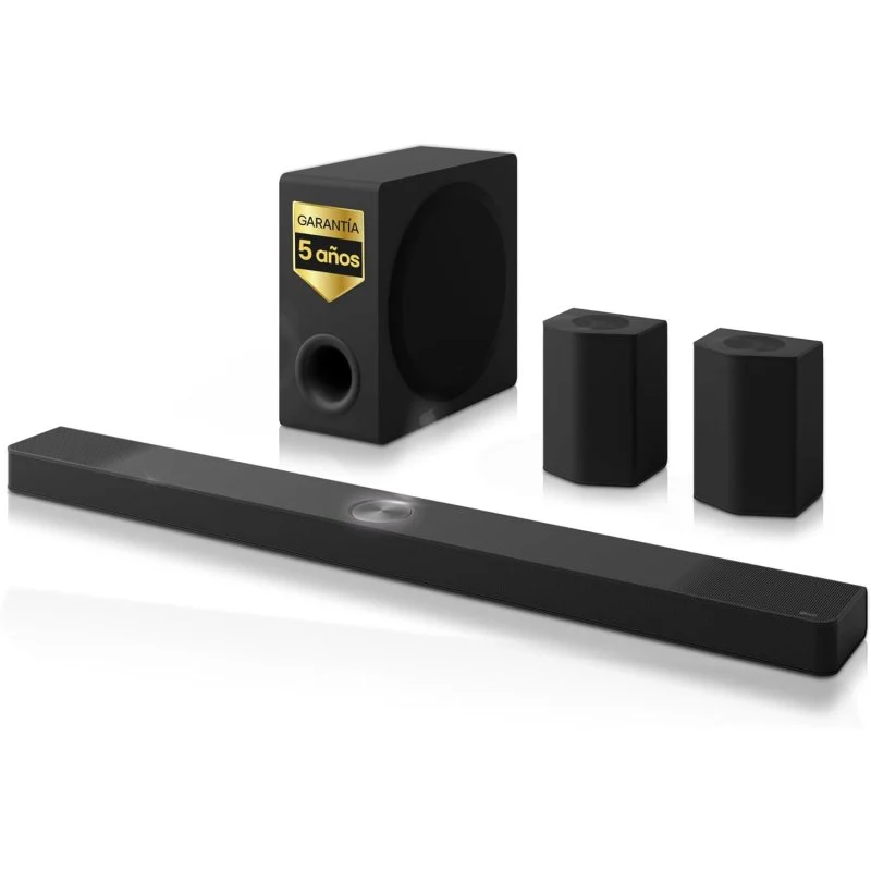 Detalle de Barra de Sonido LG S95AR 9.1.5 810W con Dolby Atmos, Bluetooth y WiFi – Negre
