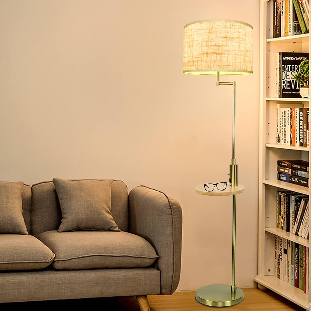 Thumbnail 6 de Depuley 3-Light Floor Lamp – Modern LED Standing Light with 3 Adjustable Heads (E27, Bulb Not Included) in Matt Black