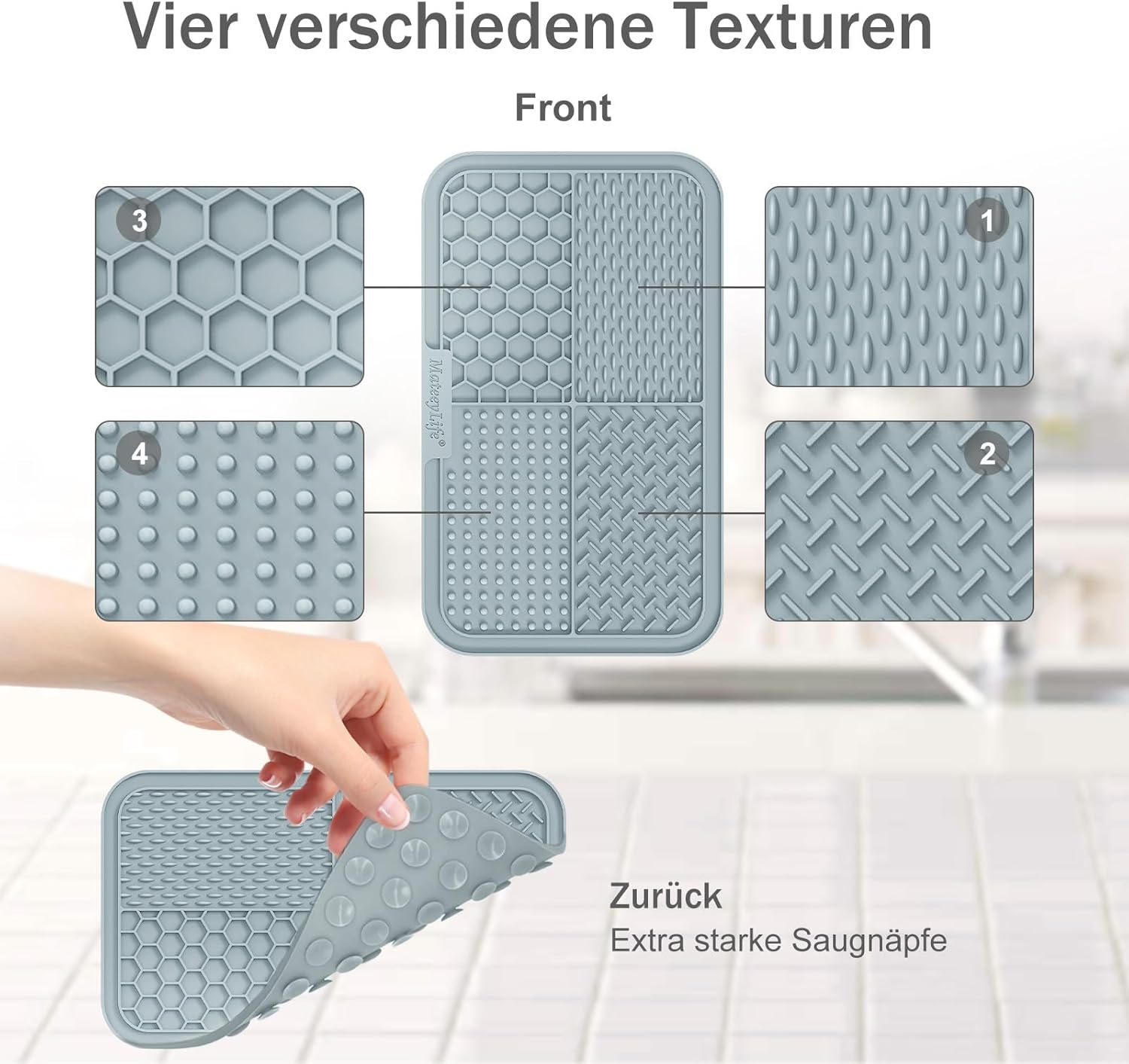 Thumbnail 1 de MateeyLife Schleckmatte 25 x 15 cm