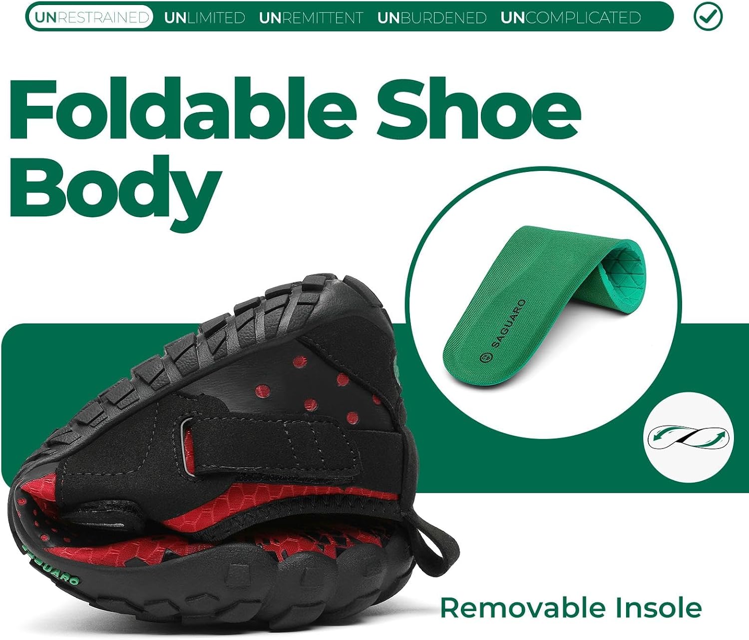 Detalle 2 de SAGUARO Barfußschuhe 35-48 für Outdoor