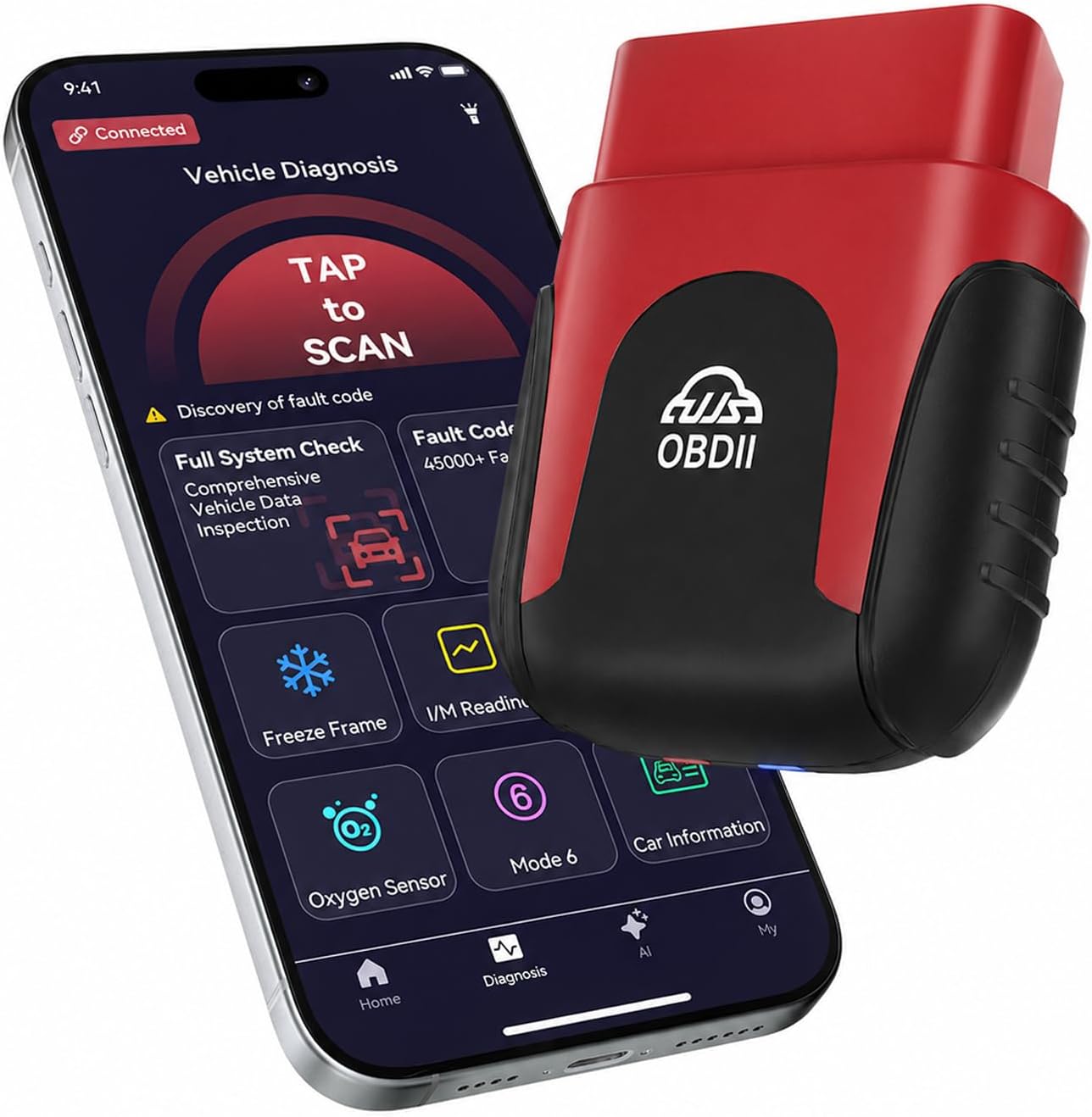 Detalle de UJS Rocco OBD2 Scanner Bluetooth