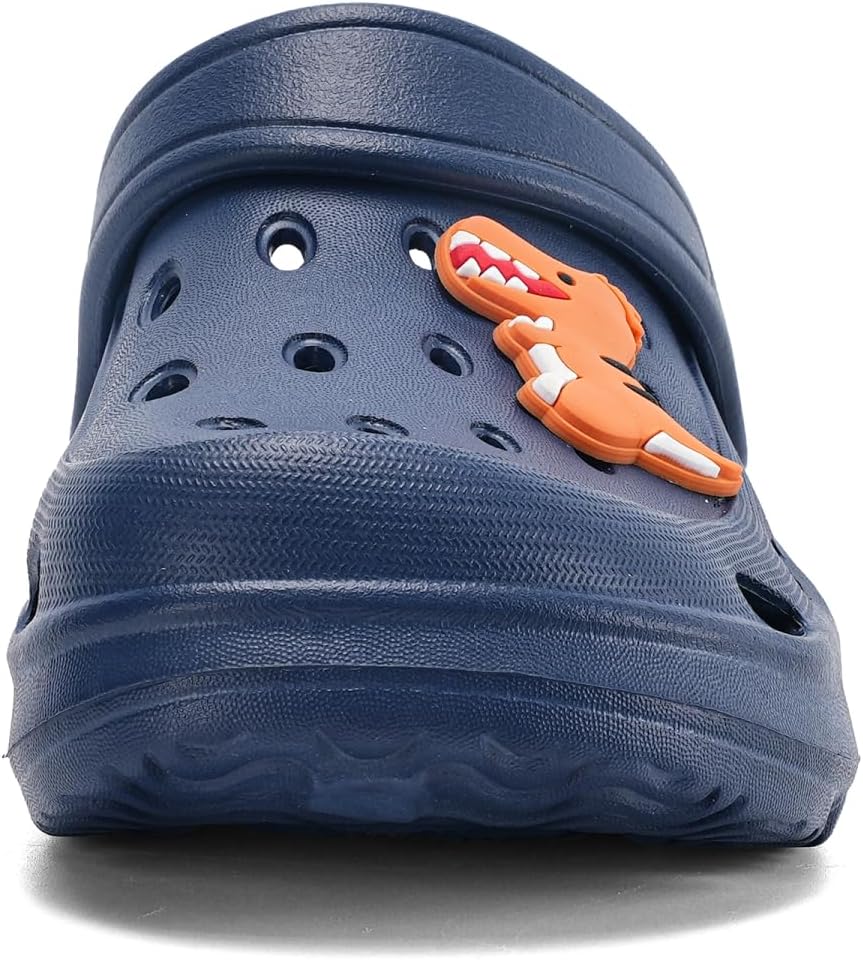 Detalle de JUJIAOSO Kids’ slip-on garden shoes with cartoon slide design