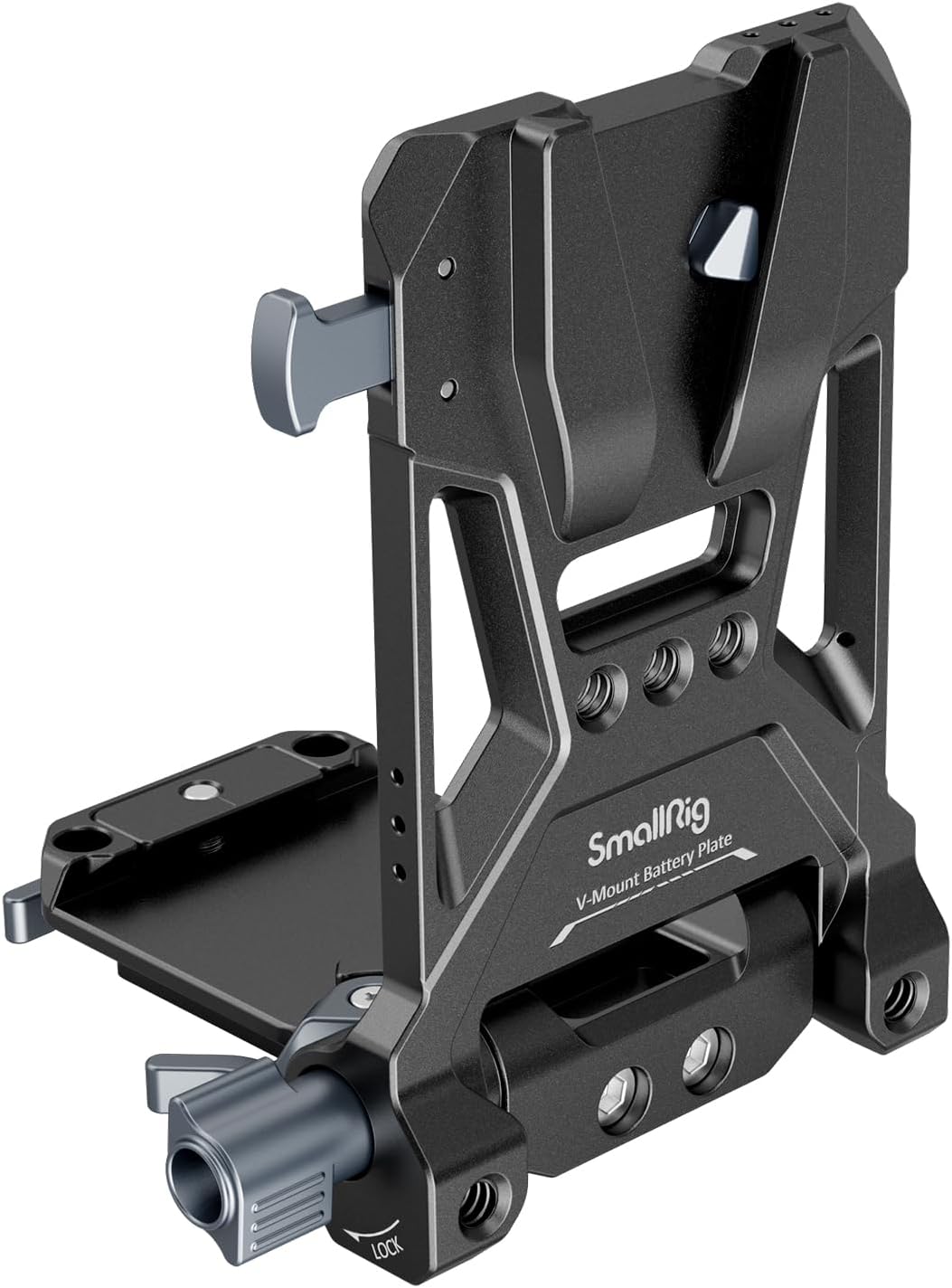 SmallRig V-Mount Battery Plate 4505 with L-Shape, Foldable Tool-Free Mounting (V-lock)