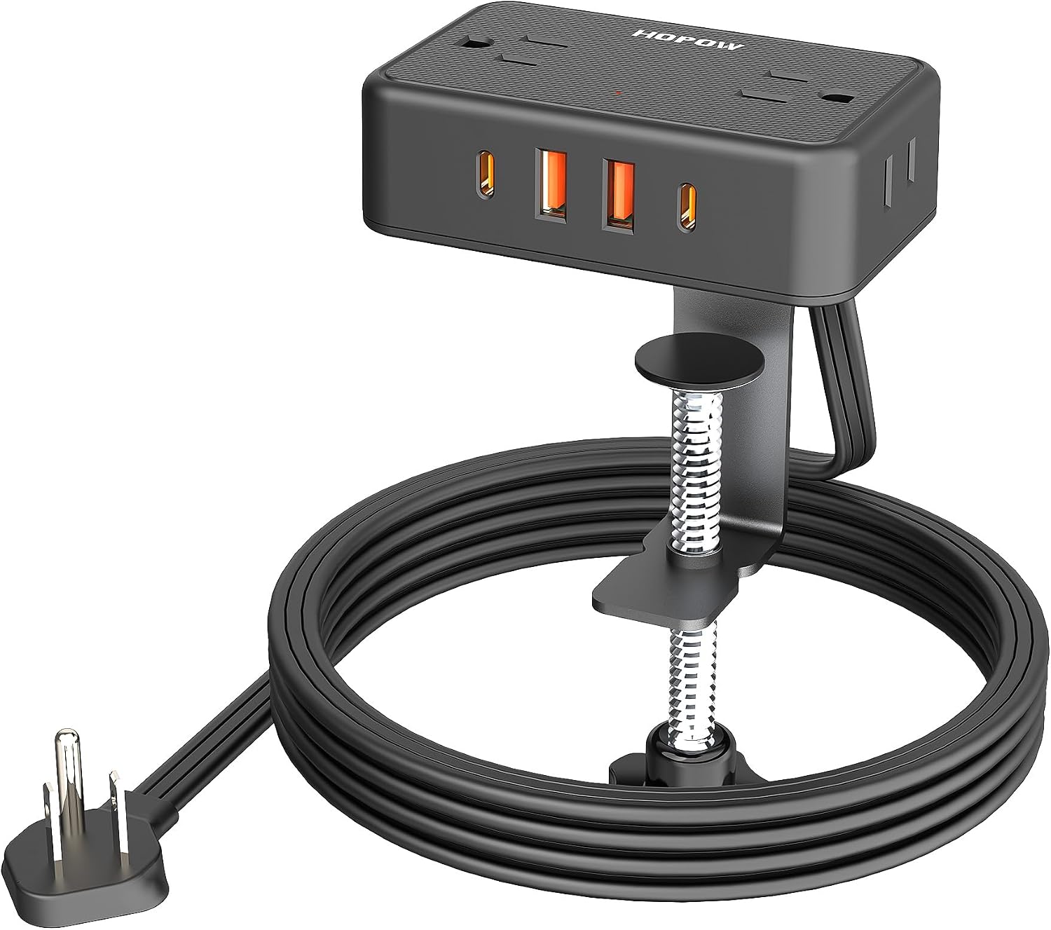 Detalle de Desk Clamp Power Strip, 4 Outlets