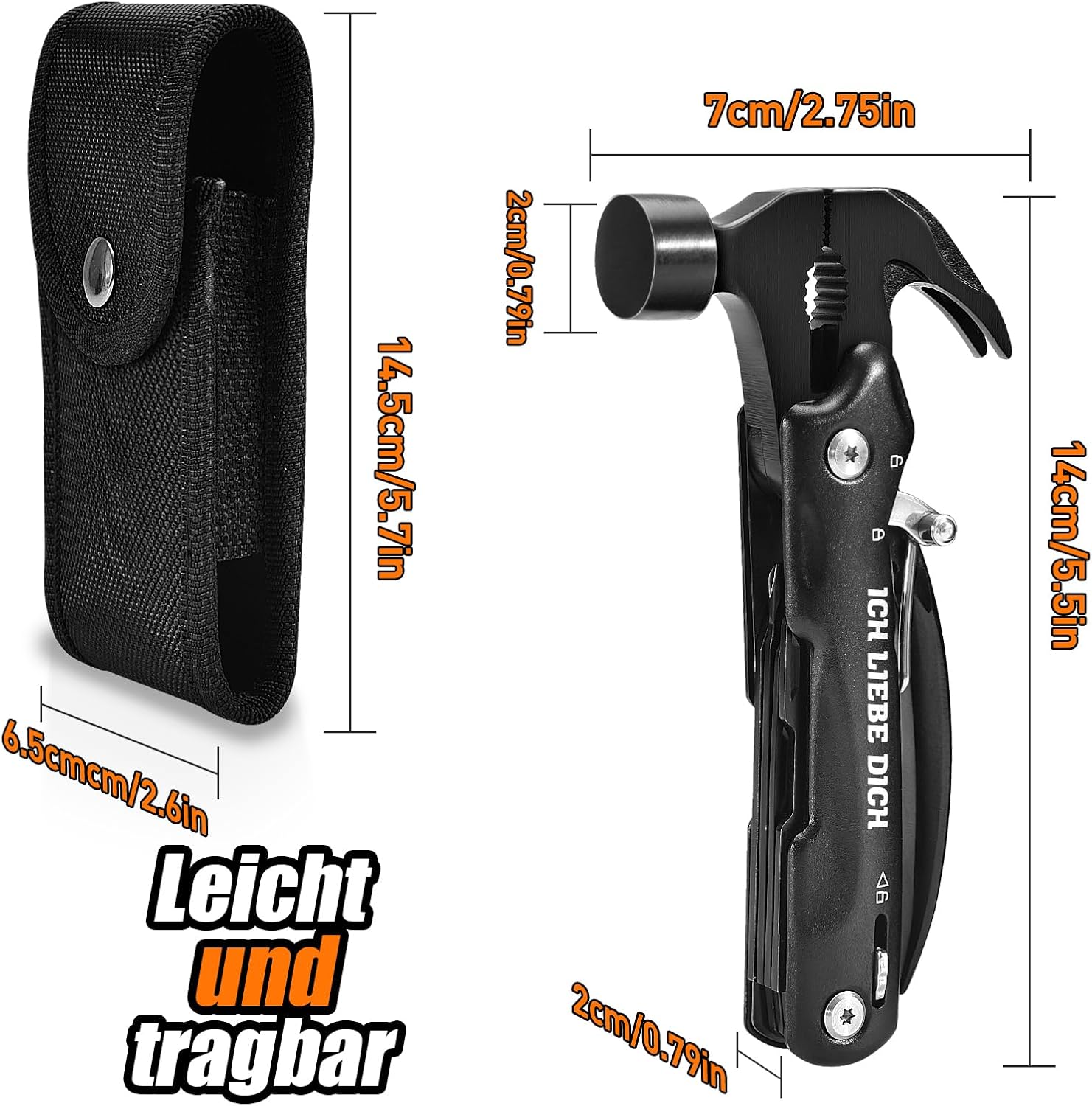 Thumbnail 2 de BIIB Geschenk Valentinstag für Ihn – 12-in-1 Multitool für Männergeschenke