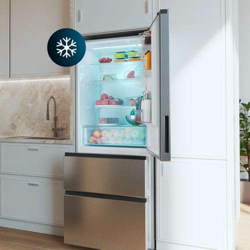 Detalle 2 de Cecotec Réfrigérateur Porte Française No Frost Bolero FD 420 Inox E – 420 L