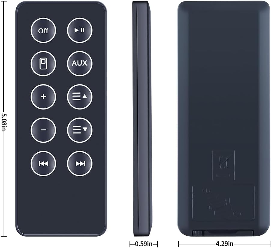 Thumbnail 4 de TCNOUMT replacement remote for Bose SoundDock 10 Bluetooth music system (Z062-1 compatible)