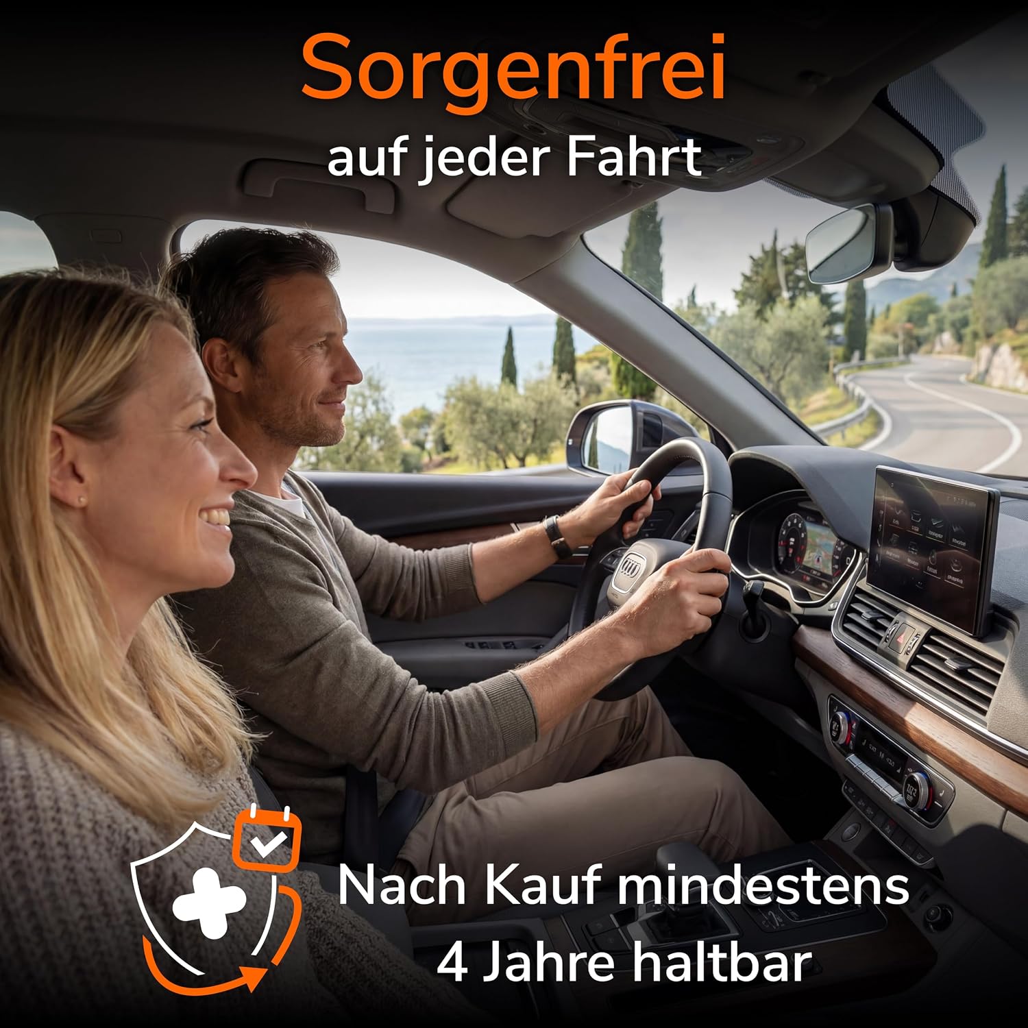 Detalle de Upgrade4cars Auto-Verbandskasten 2026 nach DIN 13164:2022 mit Warndreieck & Warnweste