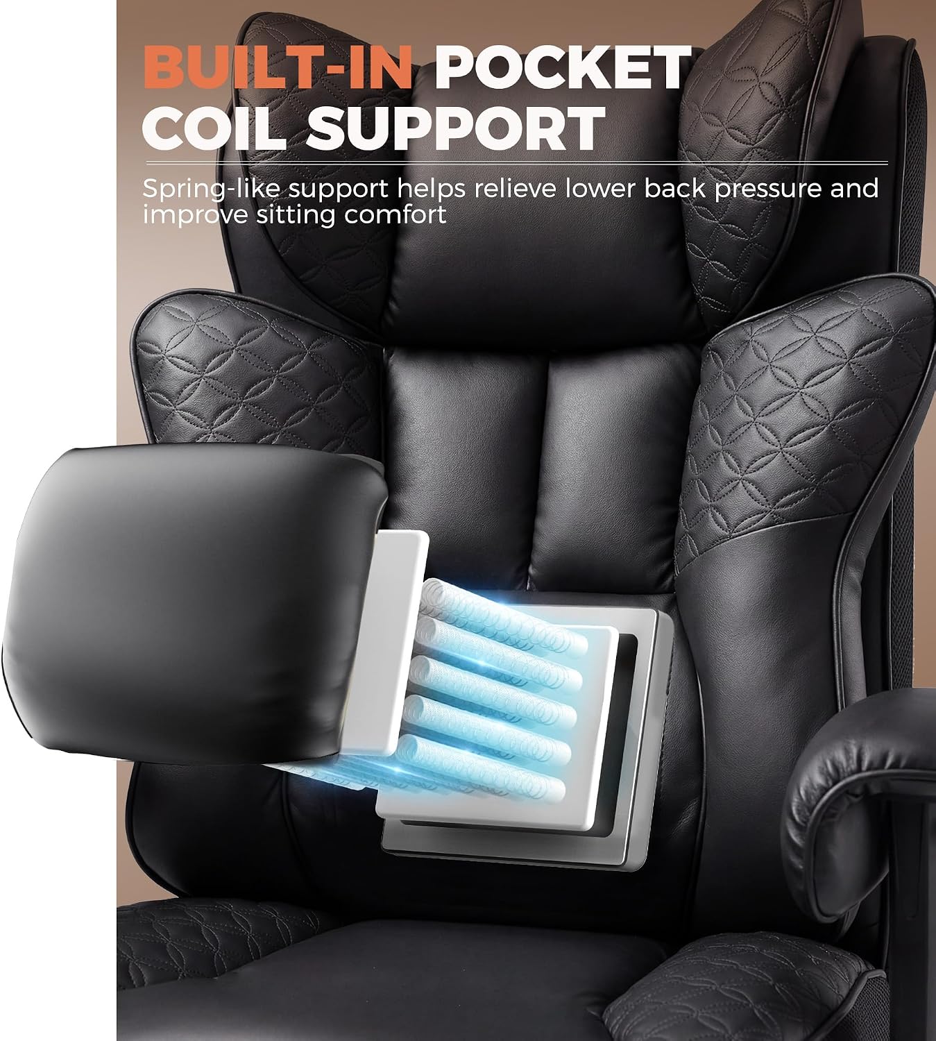 Detalle de GTPLAYER Office Chair PU Leather