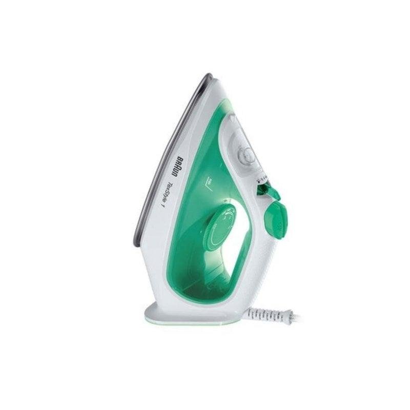 Detalle 2 de Braun TexStyle 1 SI 1040 GR: plancha con vapor potente y suela cerámica