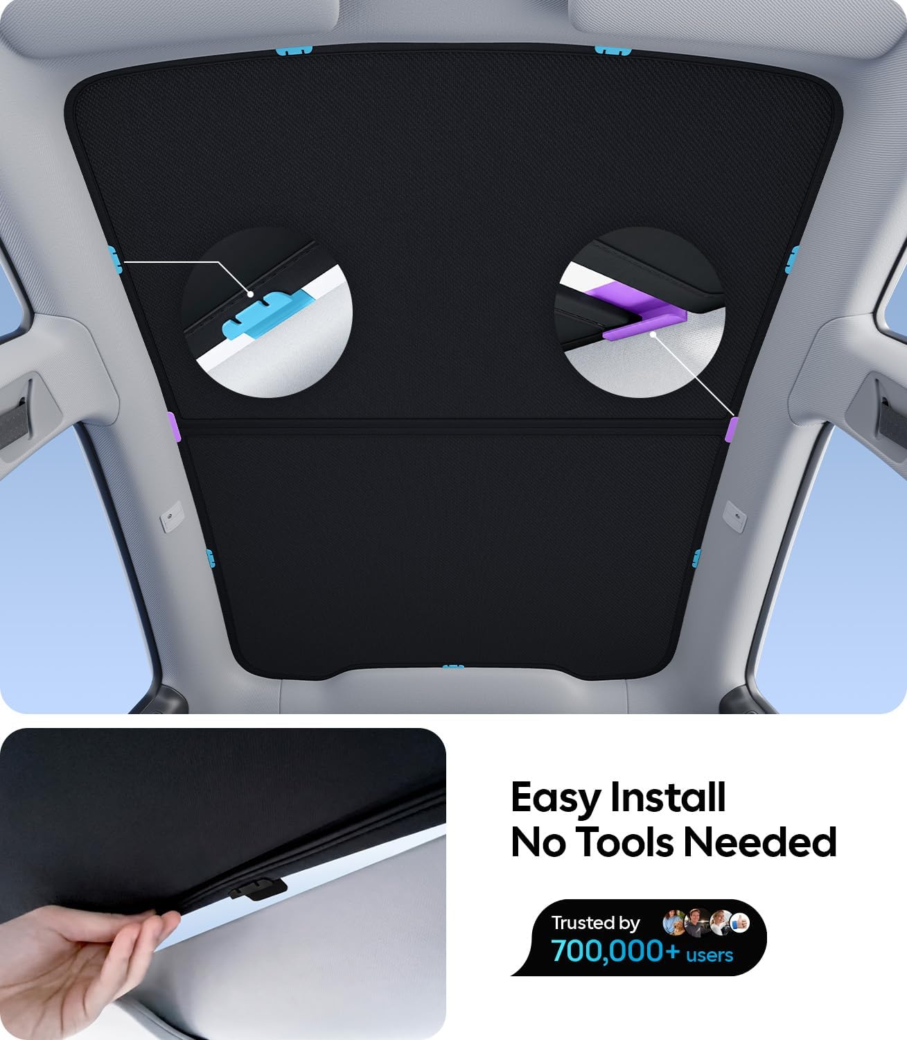 Thumbnail 4 de Wigoo Tesla Model Y Juniper Sunshade