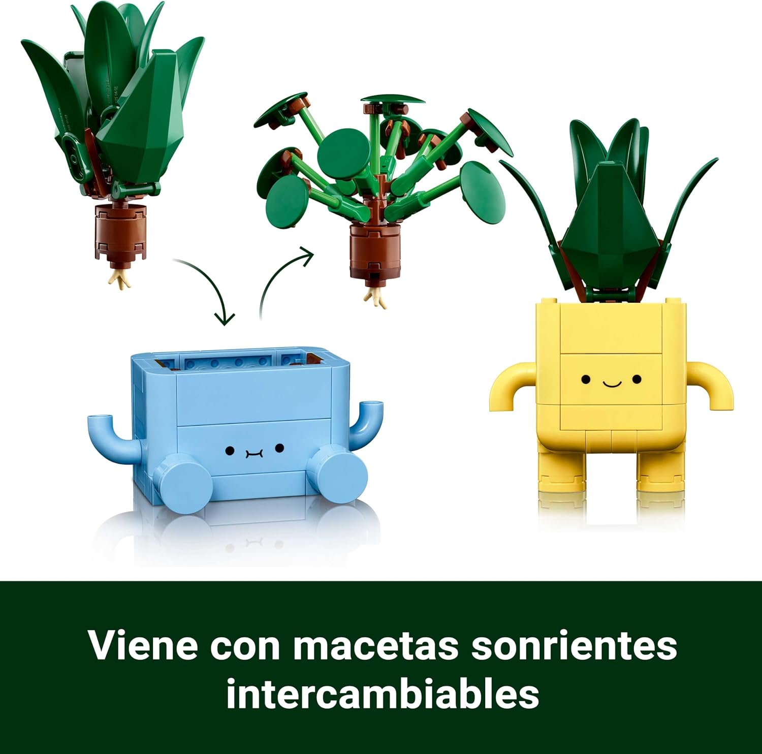 Thumbnail 4 de LEGO Botanicals Plantas Felices 10349