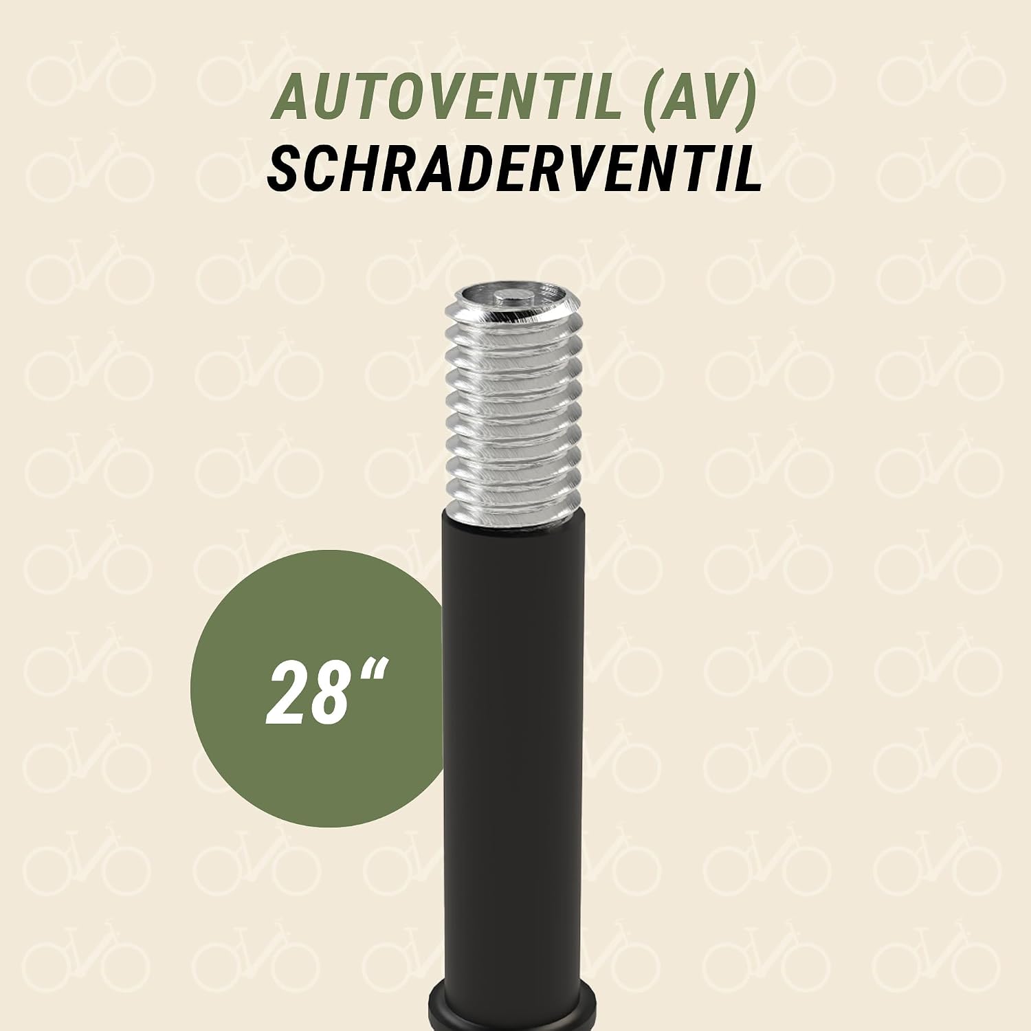 Detalle de Prophete 2077818 Chambre à air 28 x 1,75 – fiabilité pour vos roues de vélo