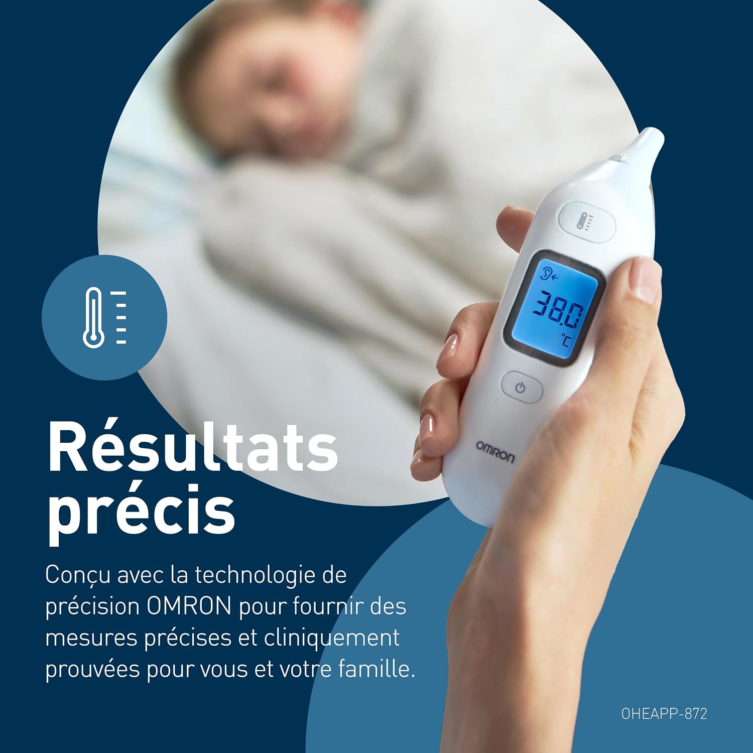 Detalle de OMRON Gentle Temp 533 thermomètre auriculaire 1s