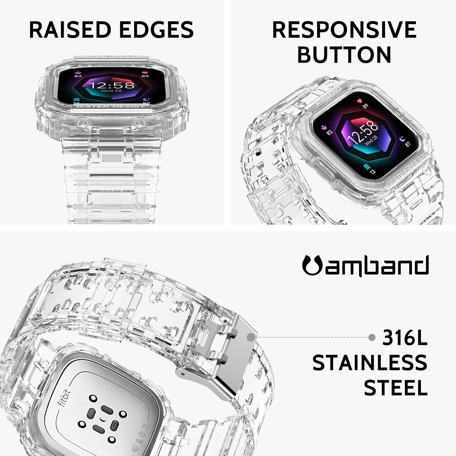 Thumbnail 6 de amBand Protective Case for Fitbit Versa Series 🤖