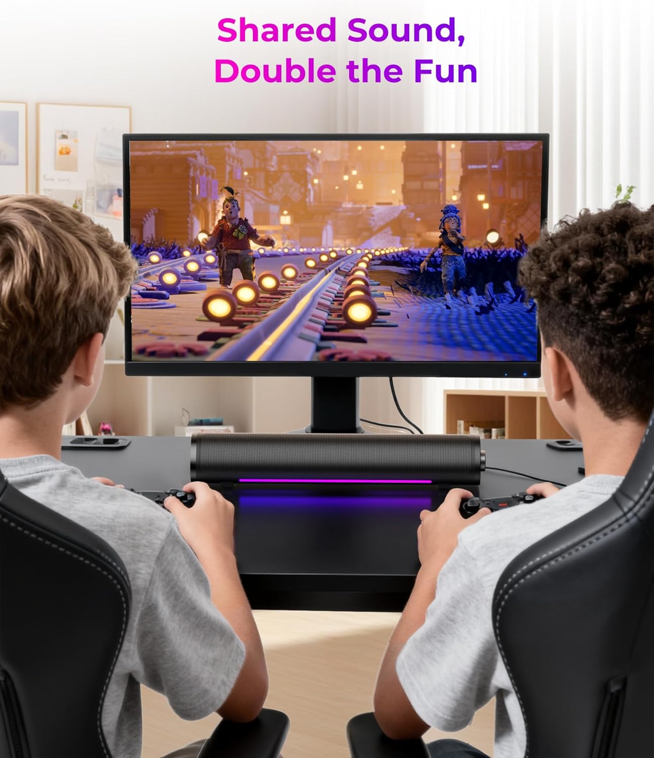 Thumbnail 5 de Auphyra Computer Speakers with RGB lighting