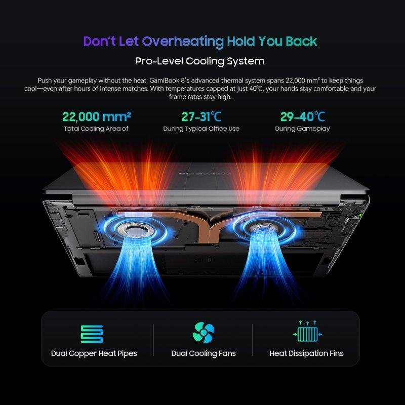 Thumbnail 3 de Blackview GamiBook 8 portátil de 16"
