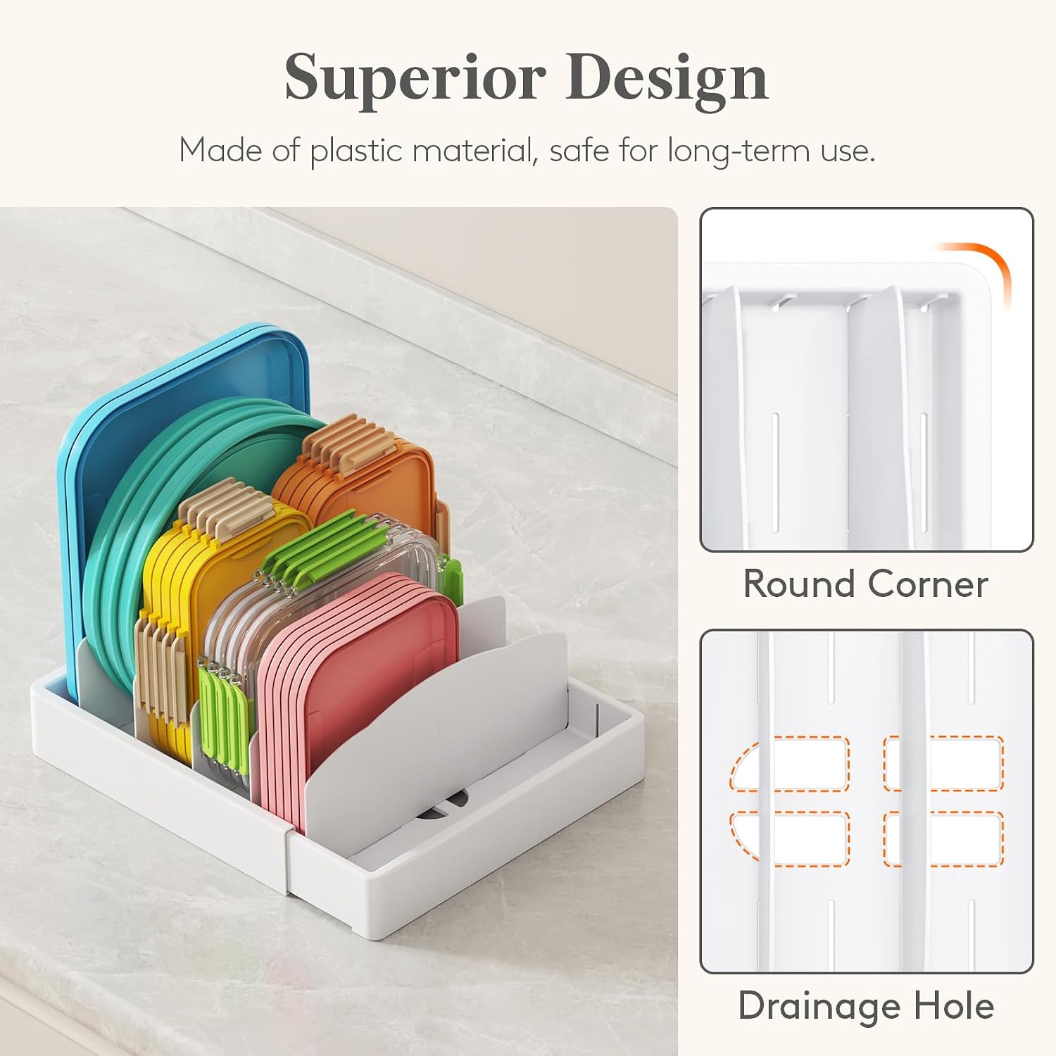 Thumbnail 6 de Lifewit Adjustable Lid Organizer 9.8–17"