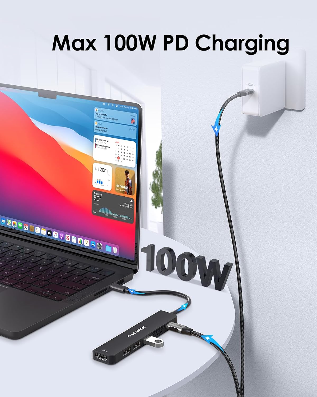 Thumbnail 4 de LENTION CE18 USB C Hub 100W PD