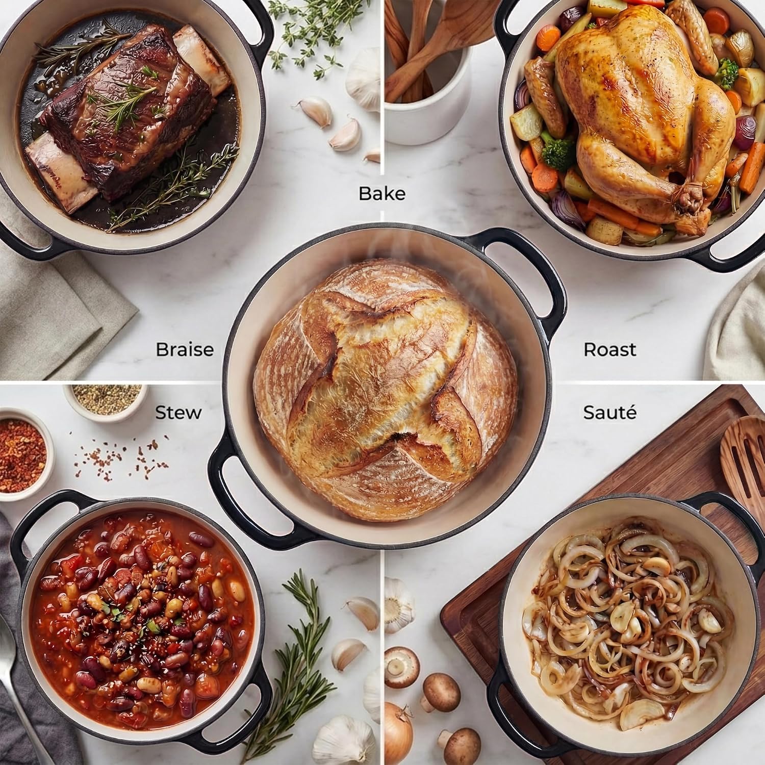 Thumbnail 2 de Zulay Kitchen Dutch Oven 6.4-Quart