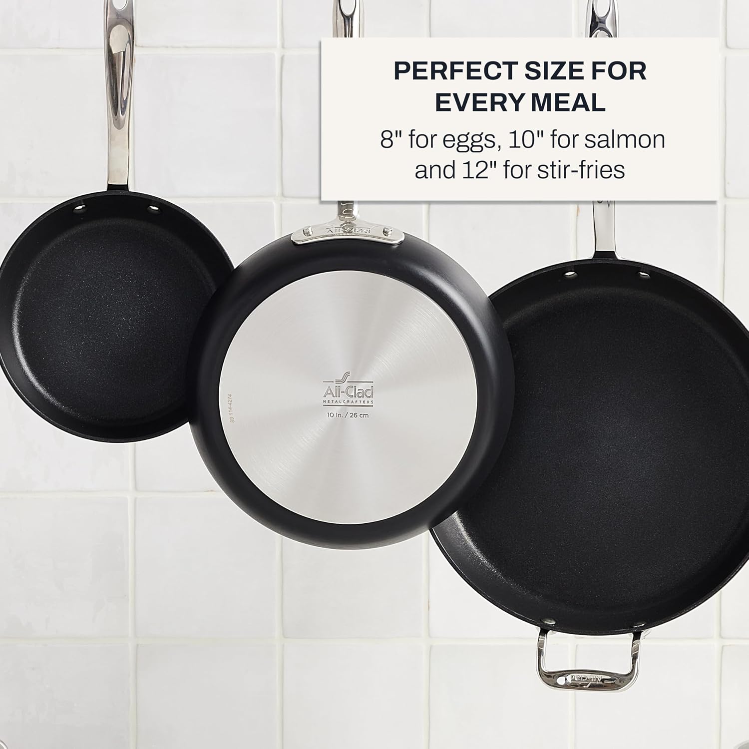Thumbnail 6 de All-Clad HA1 nonstick fry pan set 5-piece