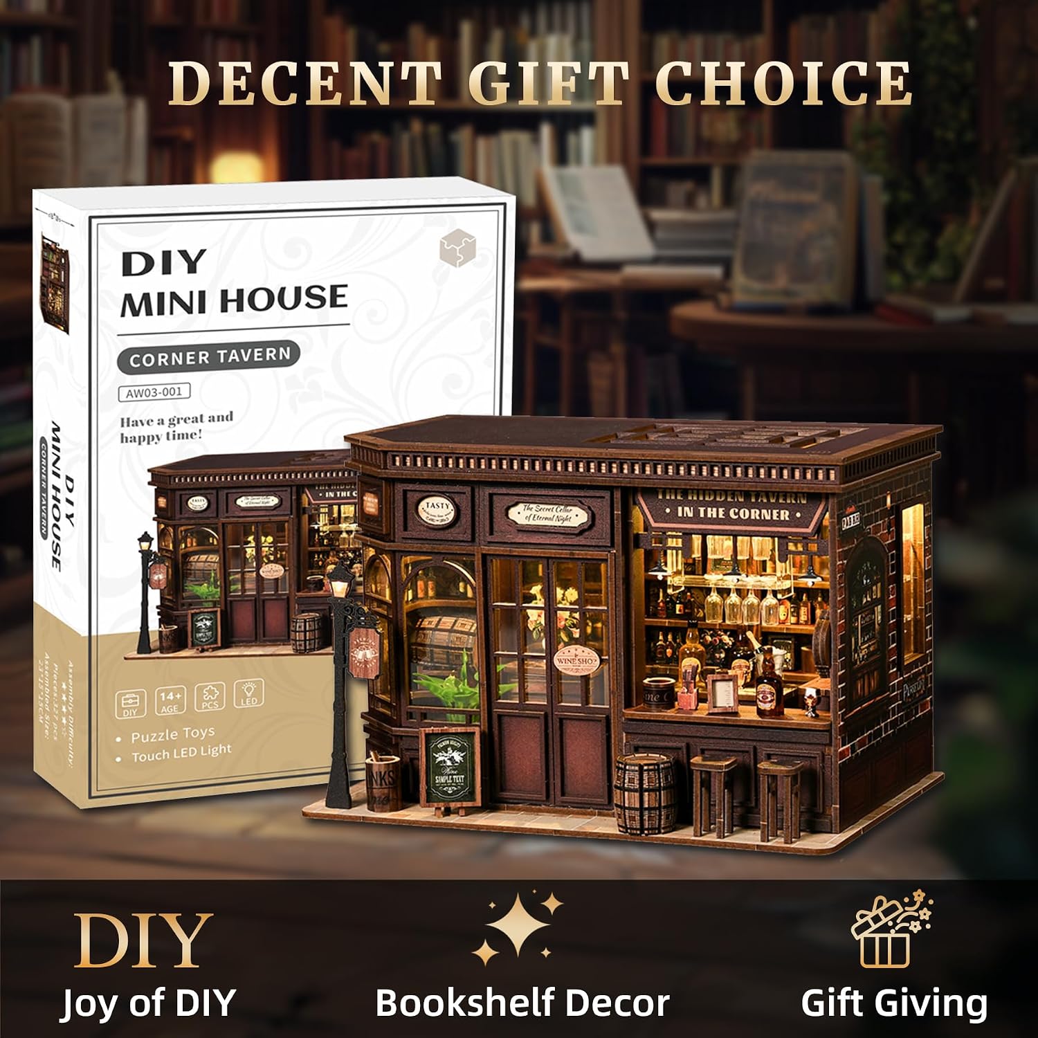 Thumbnail 5 de LUMYCE Book Nook, maison miniature 3D LED