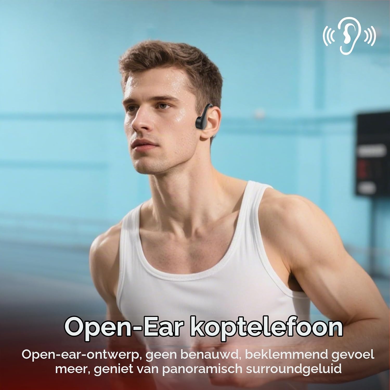 Thumbnail 2 de I love e iFecco X27 zwemhoofdtelefoon met IP68, beengeleiding en 8 GB MP3