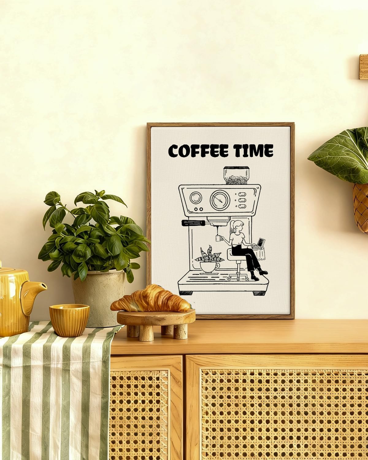 Detalle 1 de Framed Vintage Wall Art, 12 x 16 Inch