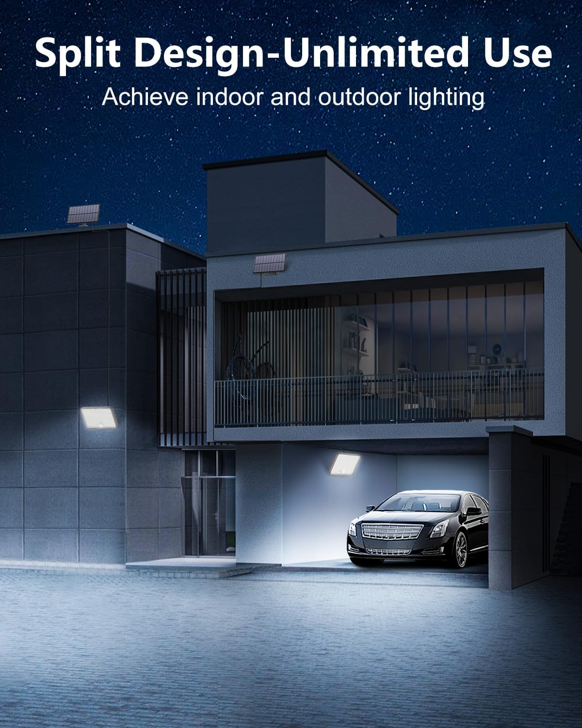 Detalle 2 de Topabol Faretto LED da esterno 400 LED con sensore