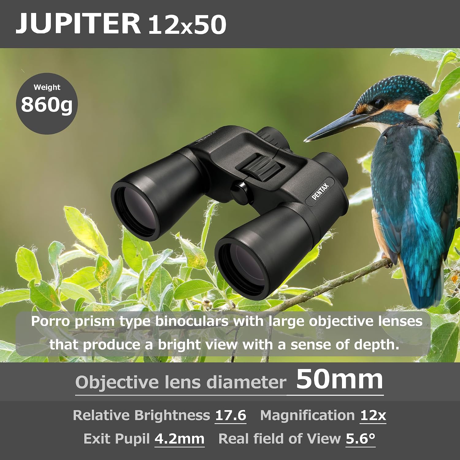 Thumbnail 4 de Pentax Jupiter 12x50 jumelles d’observation