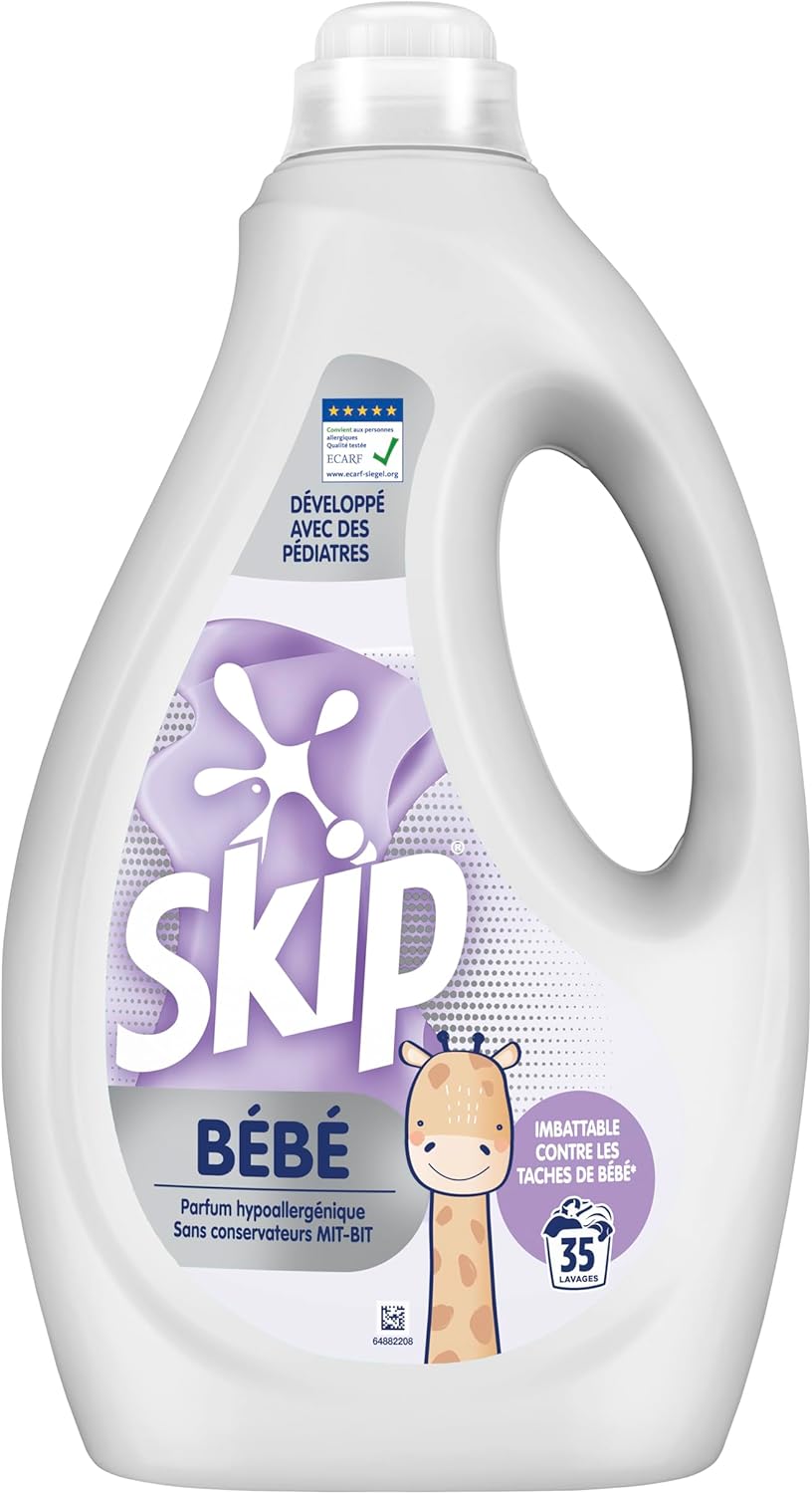 Detalle 2 de Skip Lessive Bébé hypoallergénique 35 lavages