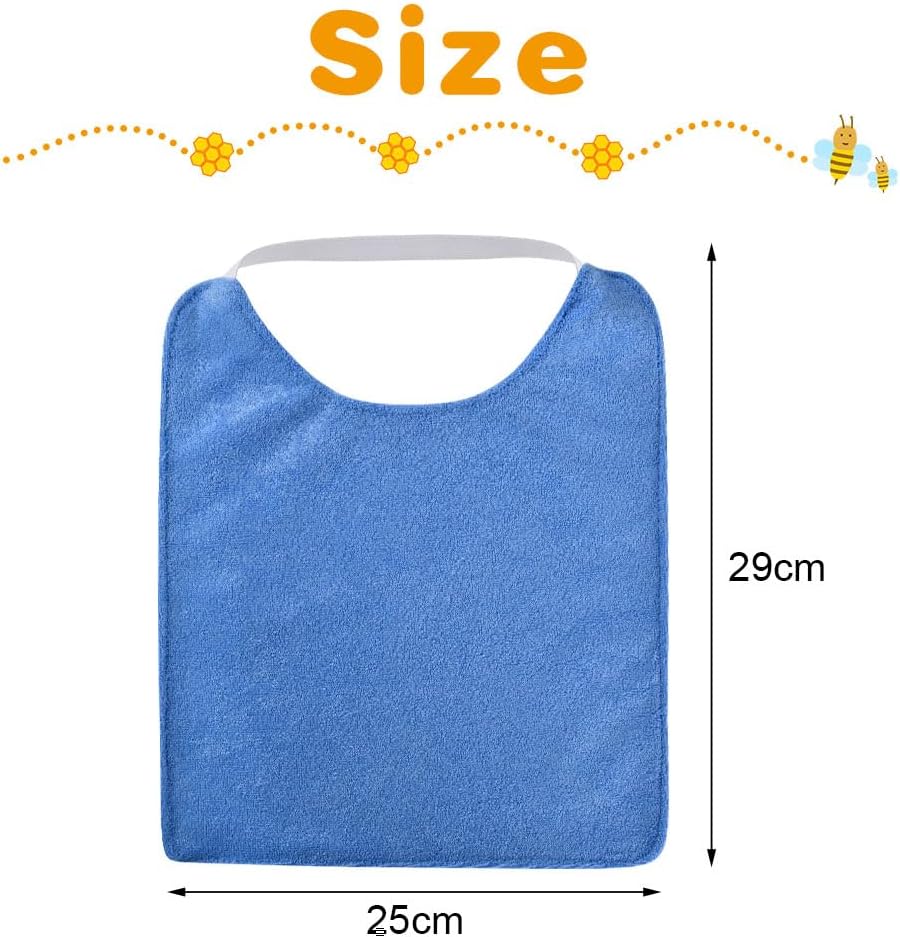 Detalle 2 de Vicloon Baby Lätzchen Frottee wasserdicht 5er Set
