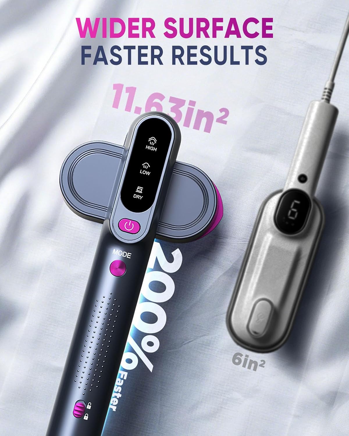 Thumbnail 5 de Travel Steamer for Clothes: 2-in-1 Garment Steamer & Iron, 1200W, 100-240V, Portable Travel Size
