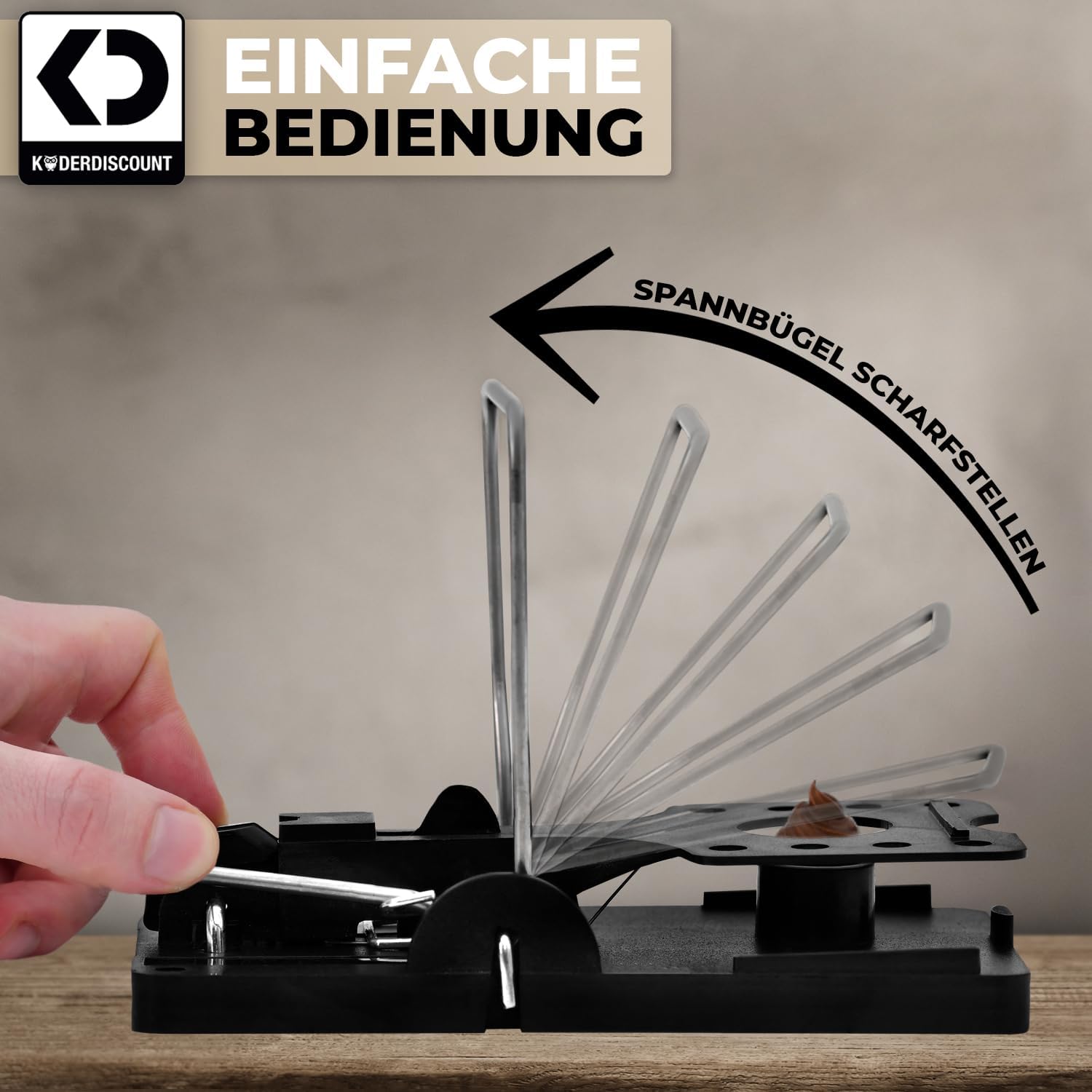 Thumbnail 5 de Köder-Discount 3X Rattenschlagfallen wiederverwendbar