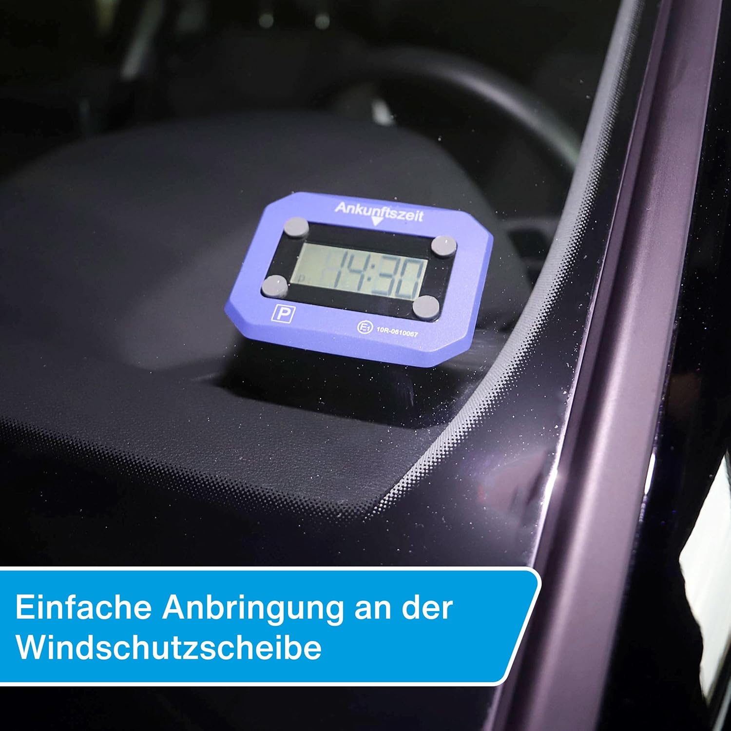 Thumbnail 4 de cartrend Digitale Parkuhr fürs Auto – elektronische Parkscheibe mit KBA-Zulassung und automatischer Ankunftszeit